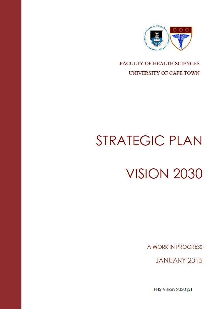 Cover Image Strategic plan vison 2030