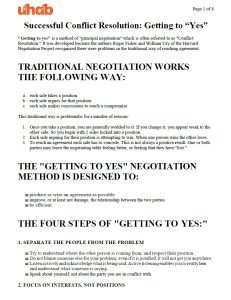 Cover Image Successful Conflict Resolution