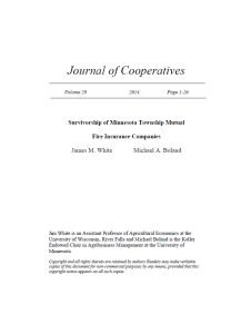 Cover Image Survivorship of Minnesota Township Mutual Fire Insurance