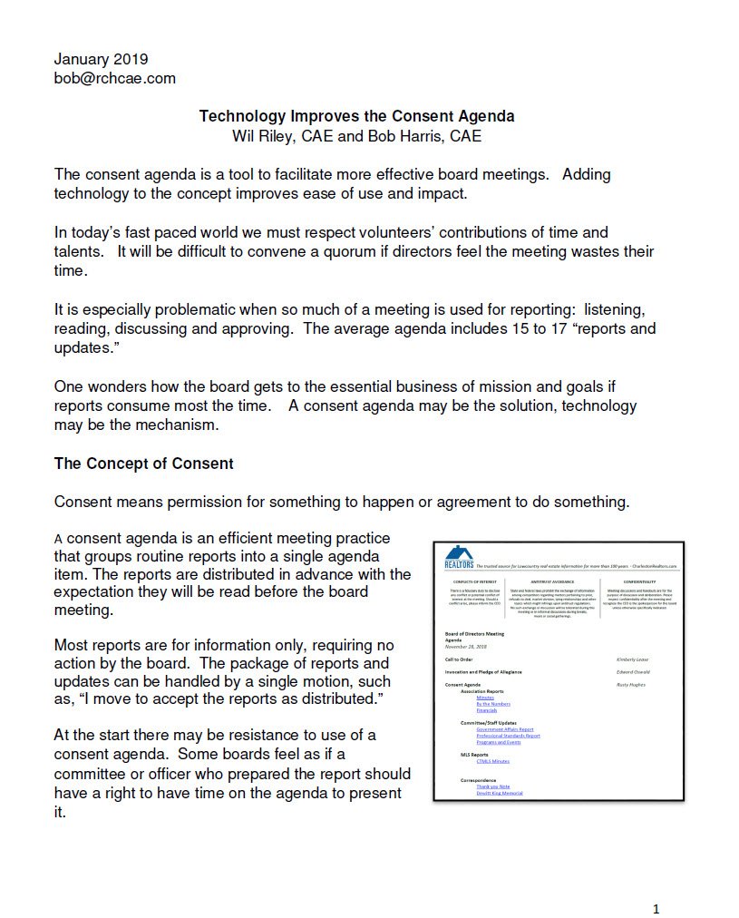 Cover Image Technology and the Consent Agenda