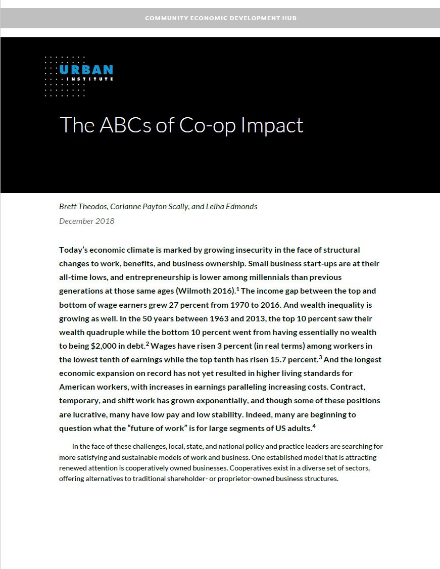 Cover Image The ABCs of Coop Impact