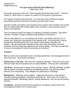 Cover Image The Case Against Monthly Meetings