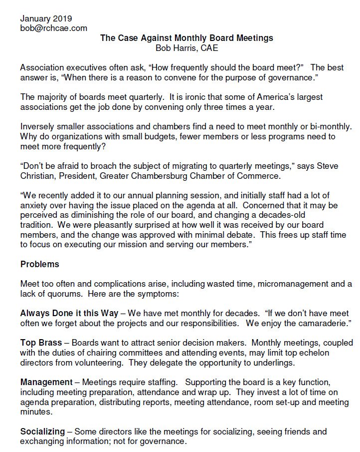 Cover Image The Case Against Monthly Meetings