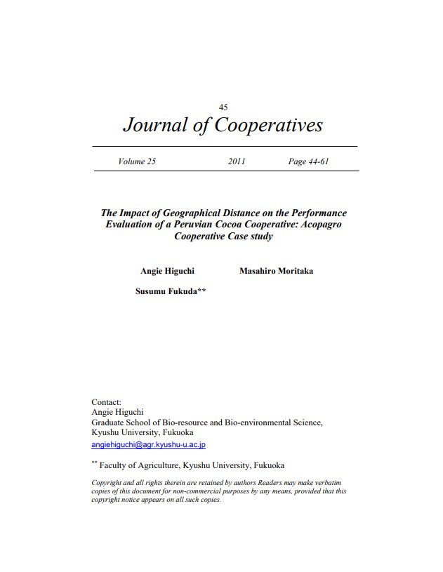 The Impact of Geographical Distance on the Performance Evaluation
