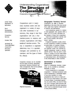 Cover Image The Structure of Cooperatives