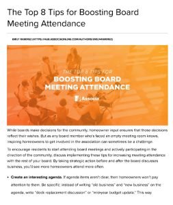 Cover Image The Top 8 Tips for Boosting Board Meeting Attendance