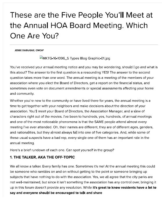 These are the 5 people you’ll meet at the annual board meeting.