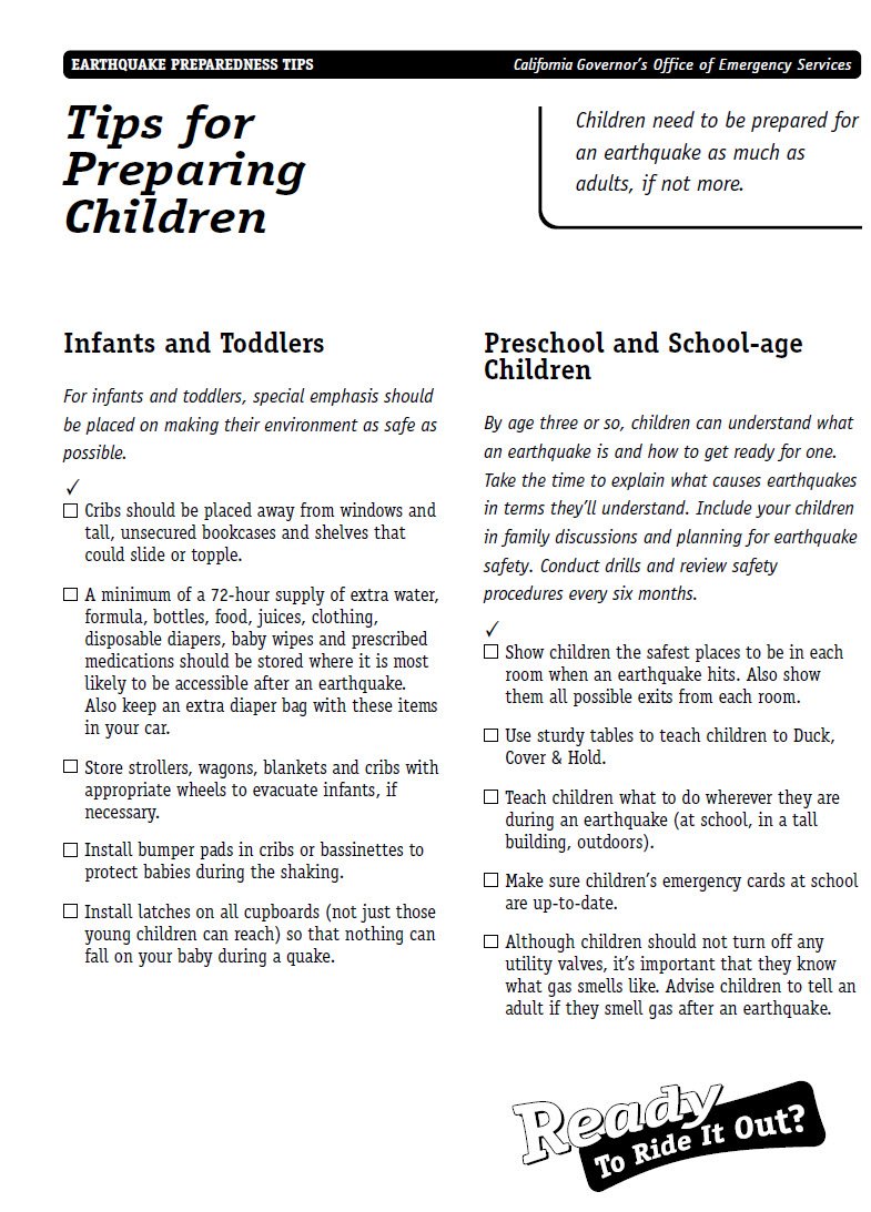 Cover Image Tips for preparing children