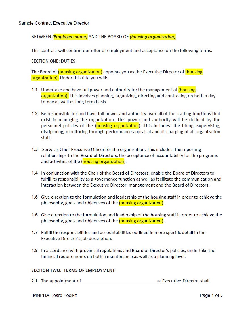 Cover Image Tool-Sample-Contract-EXECUTIVE-DIRECTOR