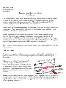 Cover Image Transparency in associations Policy