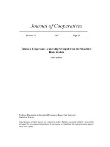 Cover Image Truman Torgerson Leadership Straight from the Shoulder