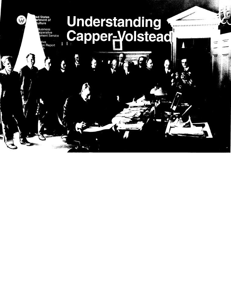 Understanding Capper Volstead
