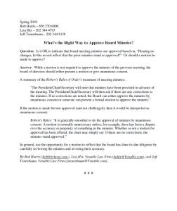 Cover Image What the right way to Approve board Minutes