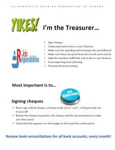 Cover Image YIKES I'm the Treasurer