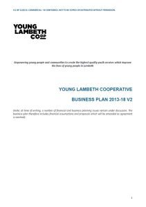 Cover Image Young Lambeth Cooperative – Business Plan