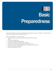 Cover Image basic preparedness