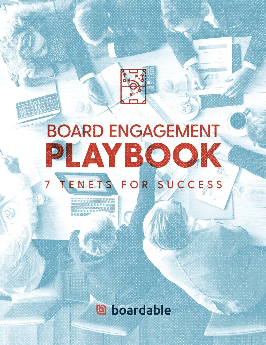 Cover Image board engagement playbook