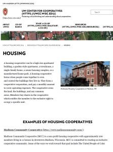 Cover Image Coop Housing – UW