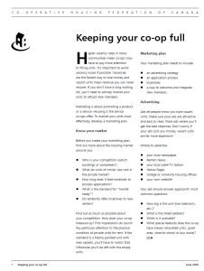 Cover Image keeping your co-op full