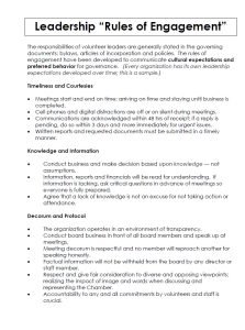 Cover Image leadership Rules of Engagement