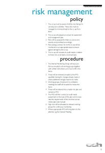 cover Image risk management policy