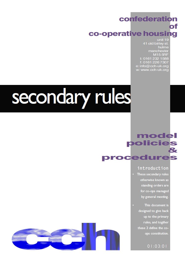 secondary rules