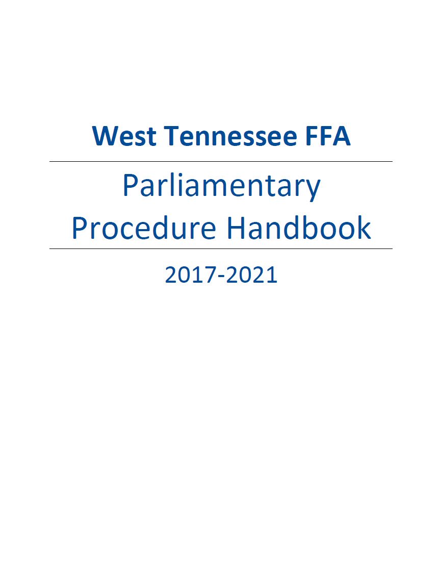 Parliamentary Procedure Handbook