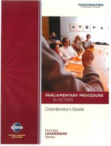 Cover Image Parliamentary Procedure in Action